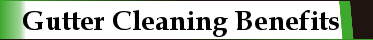 Gutter Cleaning Benefits Gutter Cleaning Benefits