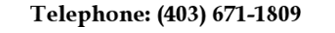 Our Telelphone Number