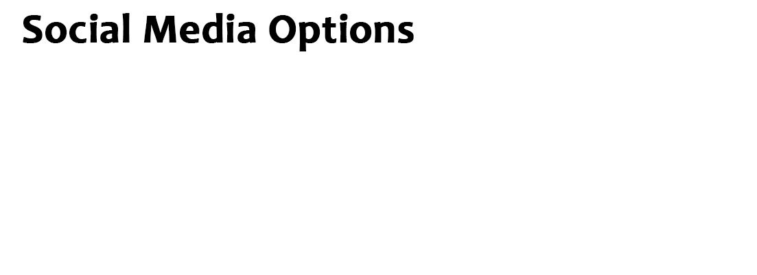 Social Media Options | Related Services