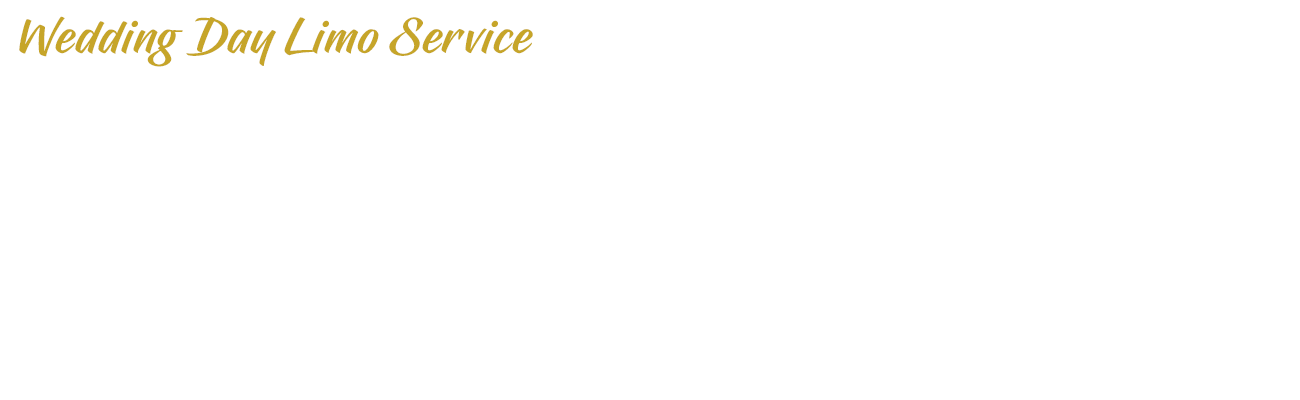Wedding Day Service | Overlay | D.G. Transportation Limousine Service