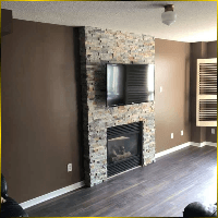 Custom Fireplace | JEM Contracting | Residential and Commercial Renovations